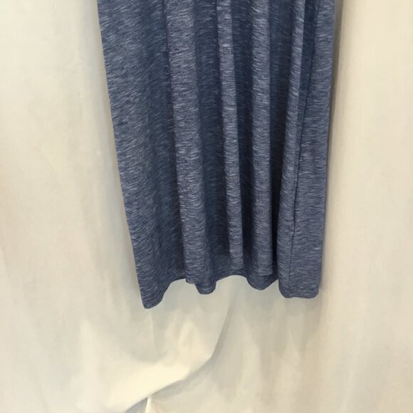 Max Studio Shift Dress Sleeveless Braided Neck Sz Medium Blue White Comfortable - Picture 9 of 9